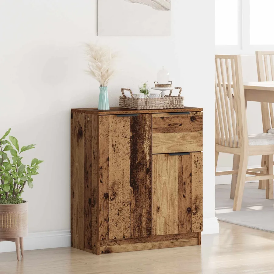 Buffet Bois ancien 60 x 30 x 70 cm Bois d'ingénierie