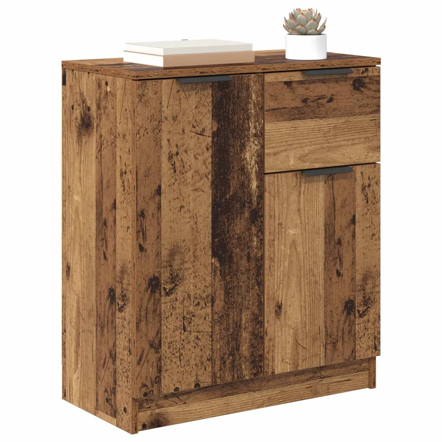 Buffet Bois ancien 60 x 30 x 70 cm Bois d'ingénierie - 3