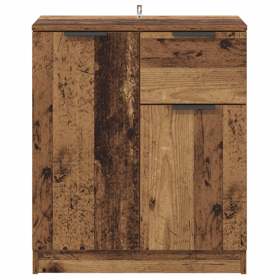 Buffet Bois ancien 60 x 30 x 70 cm Bois d'ingénierie - 6