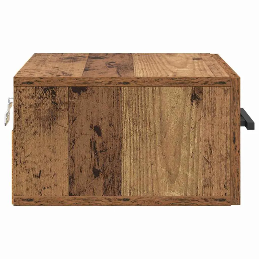 Cabinet de chevet Bois ancien 35 x 35 x 20 cm Bois d'ingénierie - 7