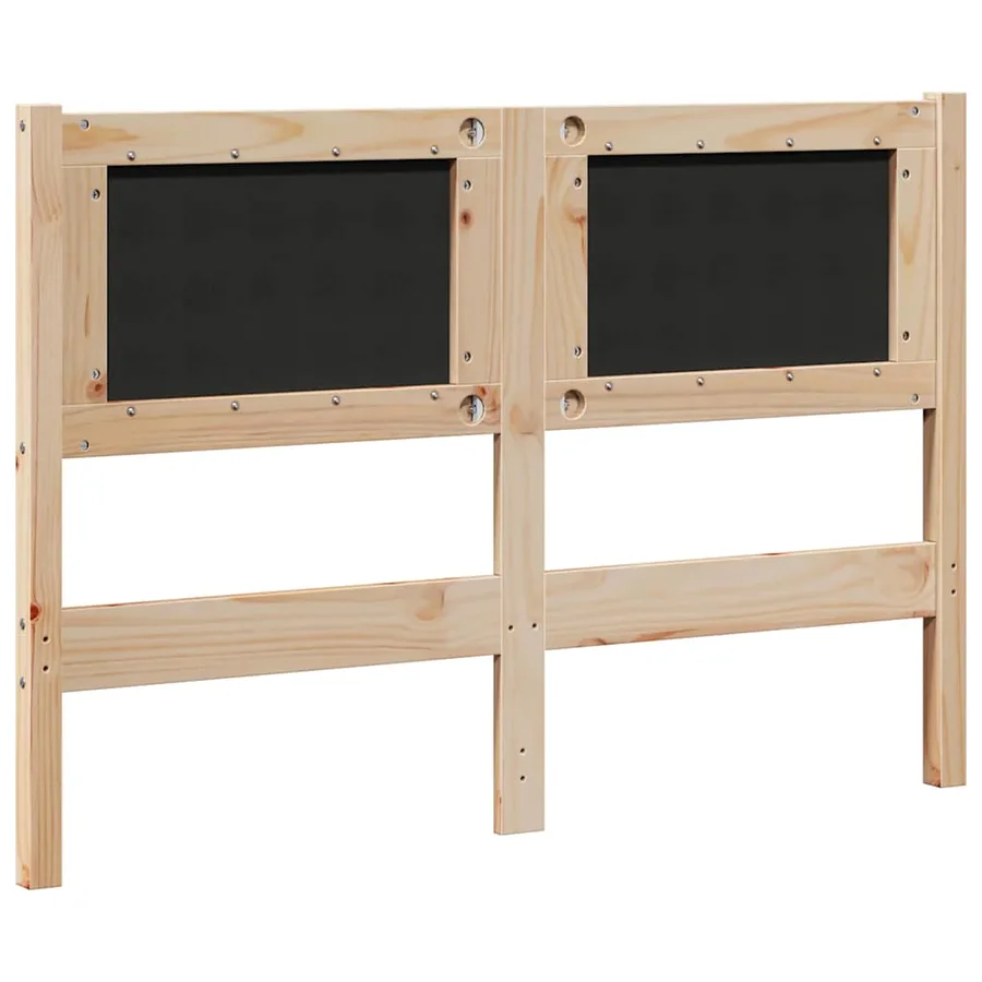 Tête de lit Marron Bois massif en pin - 6