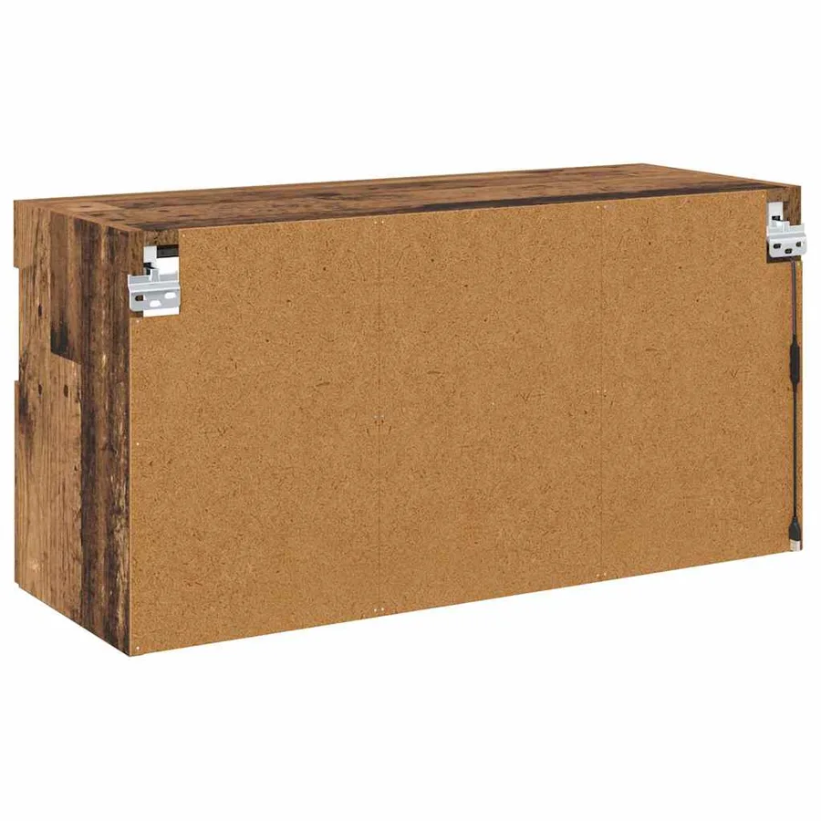 Meuble TV mural Bois Ancien 80 x 30 x 40 cm Bois d'ingénierie - 8