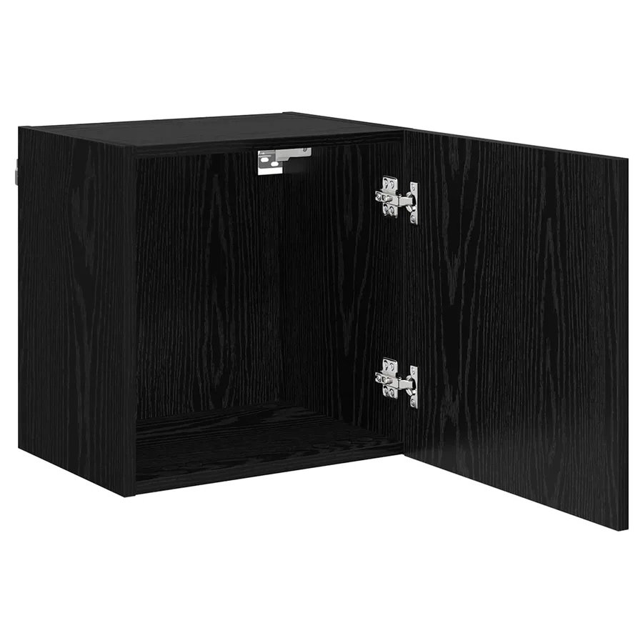 Meuble TV mural Chêne noir 40,5x30x40cm Bois d'ingénierie - 5