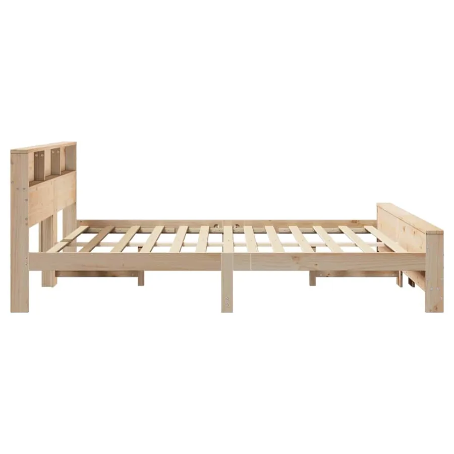 Cadre de lit Marron 180 x 200 cm Bois d'ingénierie - 6