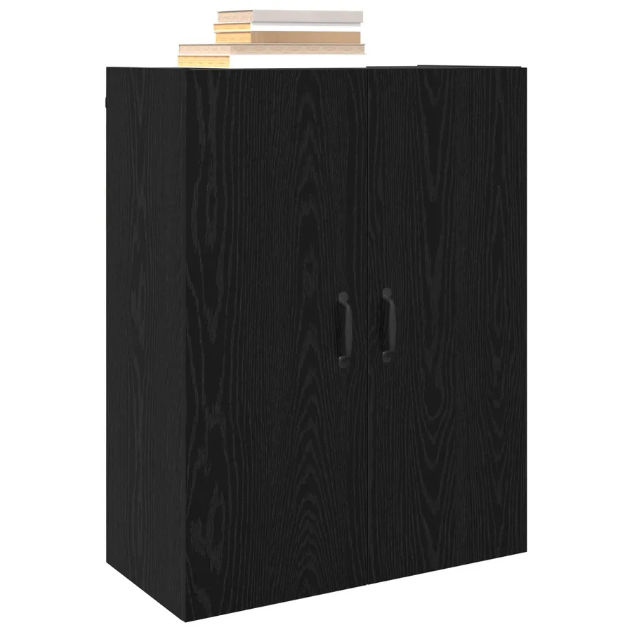 Meuble mural Chêne noir 69,5 x 34 x 90 cm Bois d'ingénierie - 3