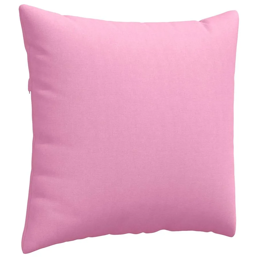 Coussins de canapé 2 pcs Rose 45 x 45 cm tissu - 5