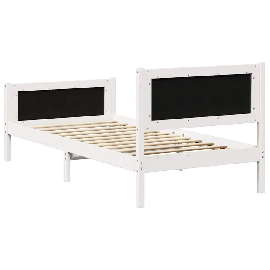 Cadre de lit avec tête de lit Gris clair 90 x 200 cm tissu - 7