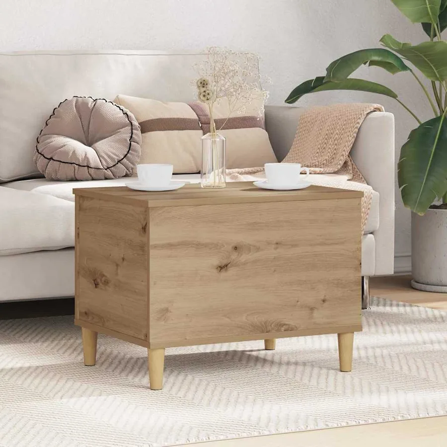 Cabinet de chevet Chêne artisanal 60 x 44,5 x 45 cm