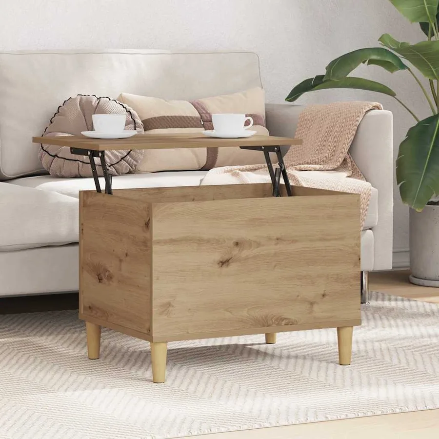 Cabinet de chevet Chêne artisanal 60 x 44,5 x 45 cm - 4