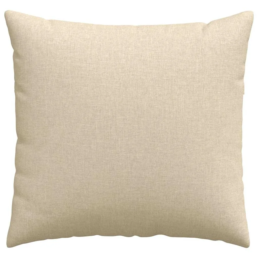 Coussins de canapé 2 pcs Crème 45 x 45 cm tissu - 6