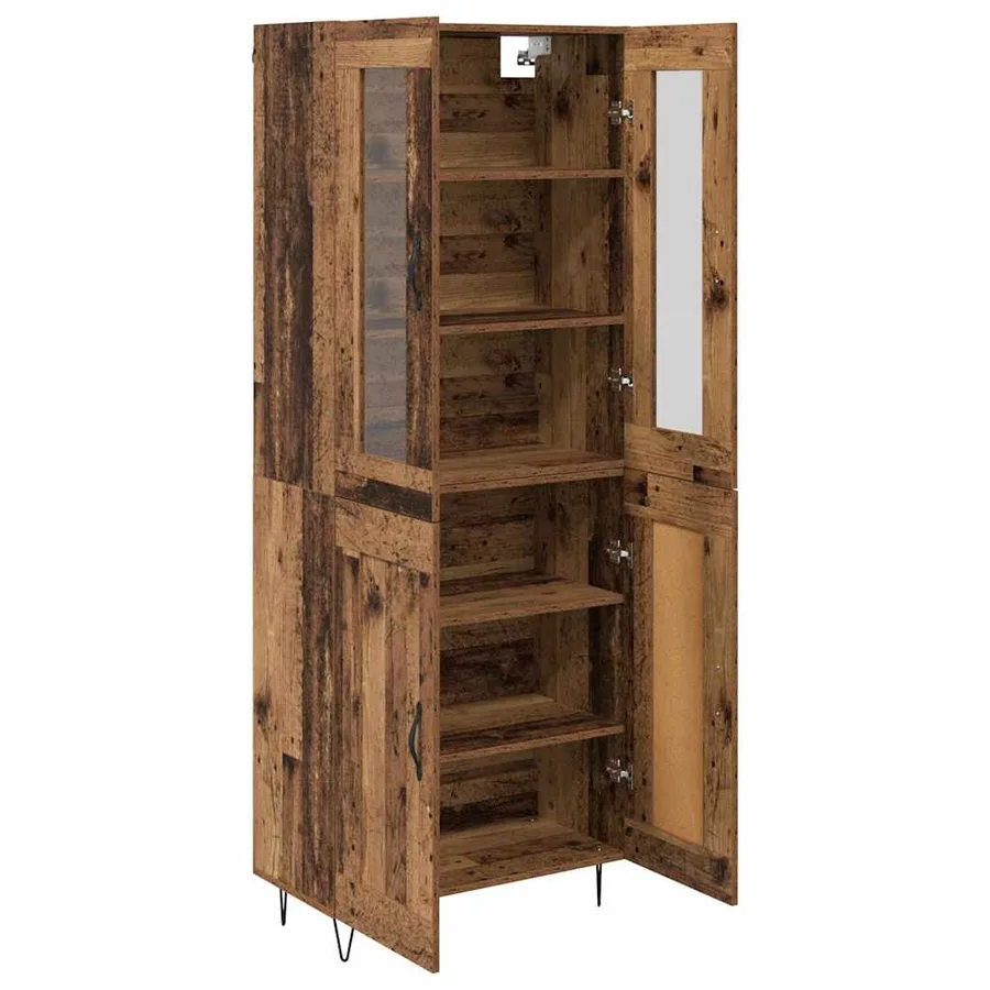 Haut Armoire Bois Ancien 69,5 x 34 x 90 cm Bois d'ingénierie - 5