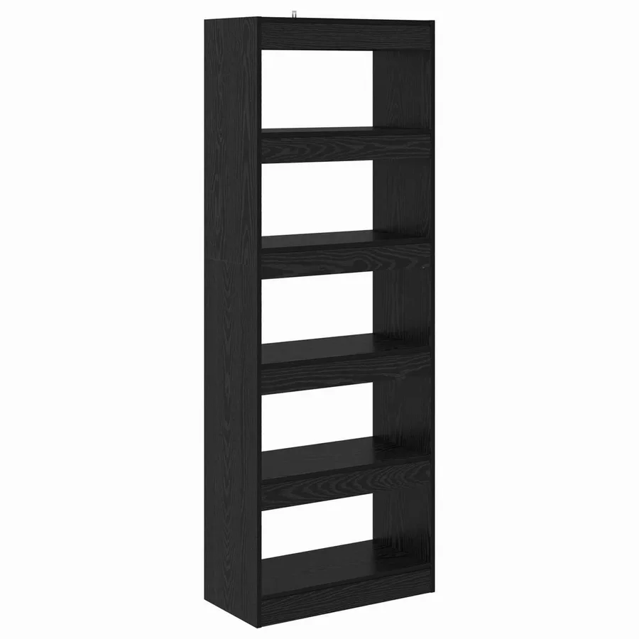 Bibliothèque Chêne noir 60 x 30 x 166 cm Bois d'ingénierie - 2