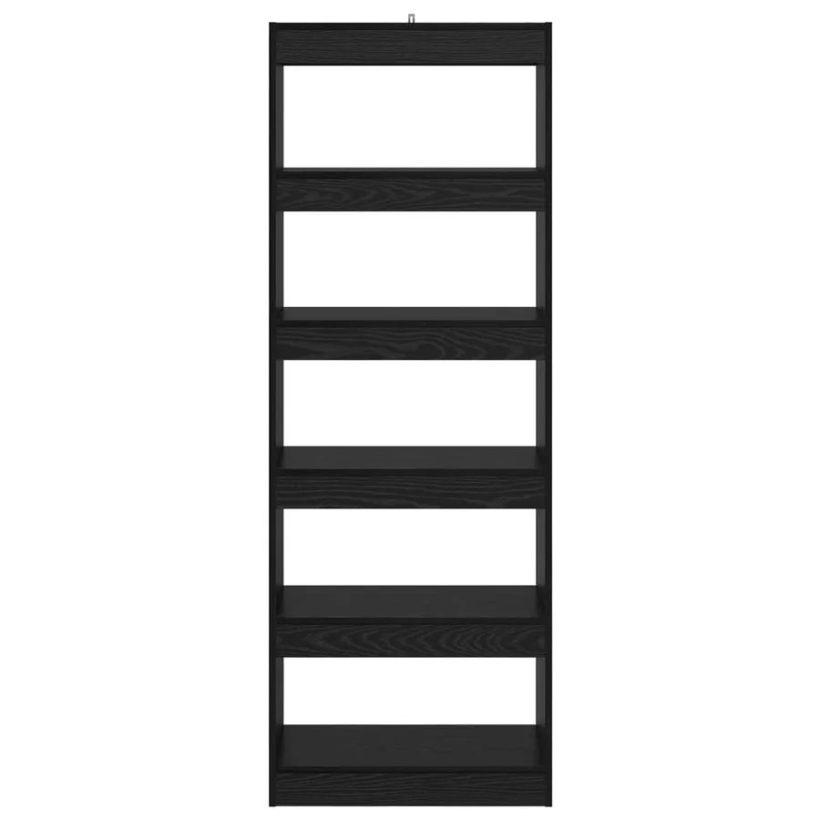 Bibliothèque Chêne noir 60 x 30 x 166 cm Bois d'ingénierie - 5