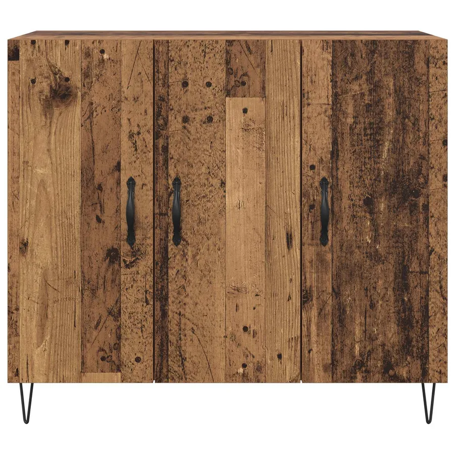 Buffet Bois ancien 90 x 32,5 x 80 cm Bois d'ingénierie - 6