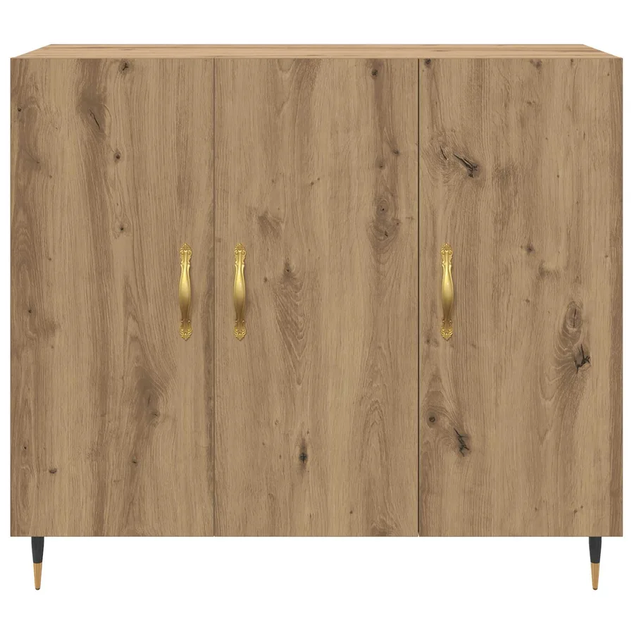 Buffet Chêne artisanal 90 x 34 x 80 cm Bois d'ingénierie - 6