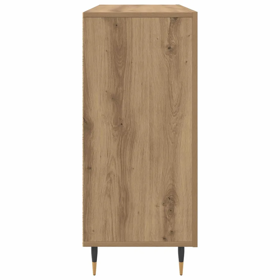 Buffet Chêne artisanal 90 x 34 x 80 cm Bois d'ingénierie - 7