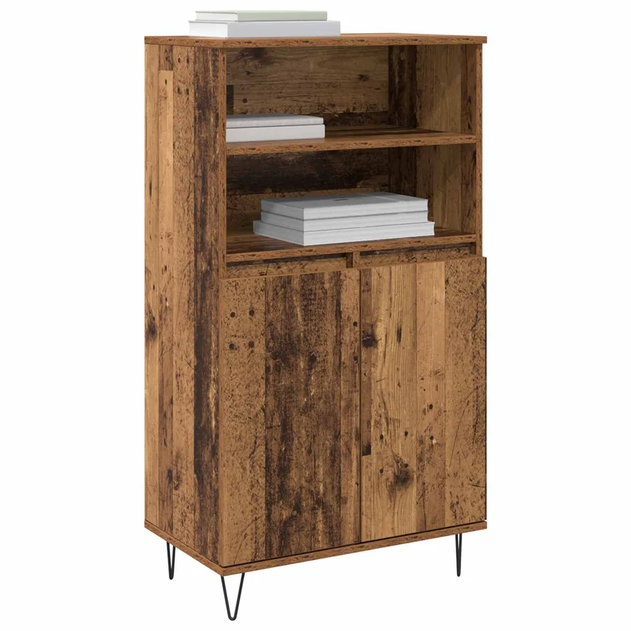 Haut Armoire Marron 60 x 36 x 110 cm Bois d'ingénierie - 3
