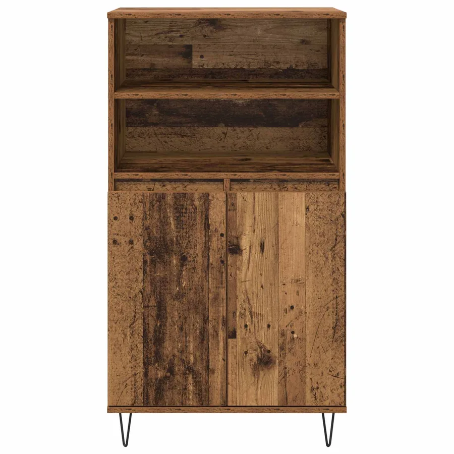 Haut Armoire Marron 60 x 36 x 110 cm Bois d'ingénierie - 6