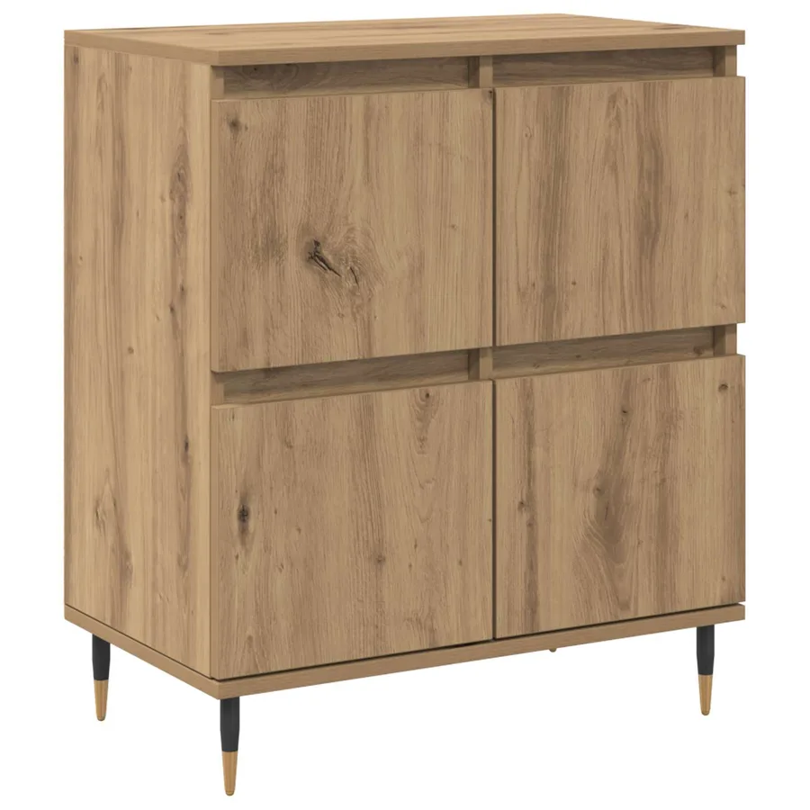 Armoire de rangement 3 pcs Chêne artisanal 60 x 35 x 70 cm - 5