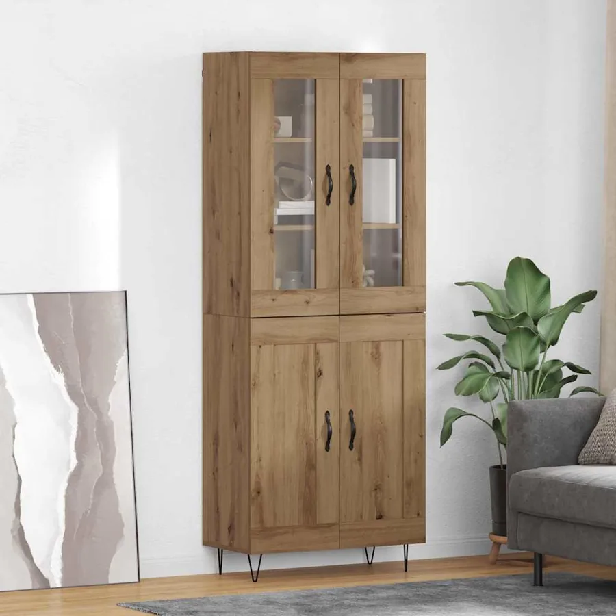 Haut Armoire Chêne artisanal 69,5 x 34 x 90 cm