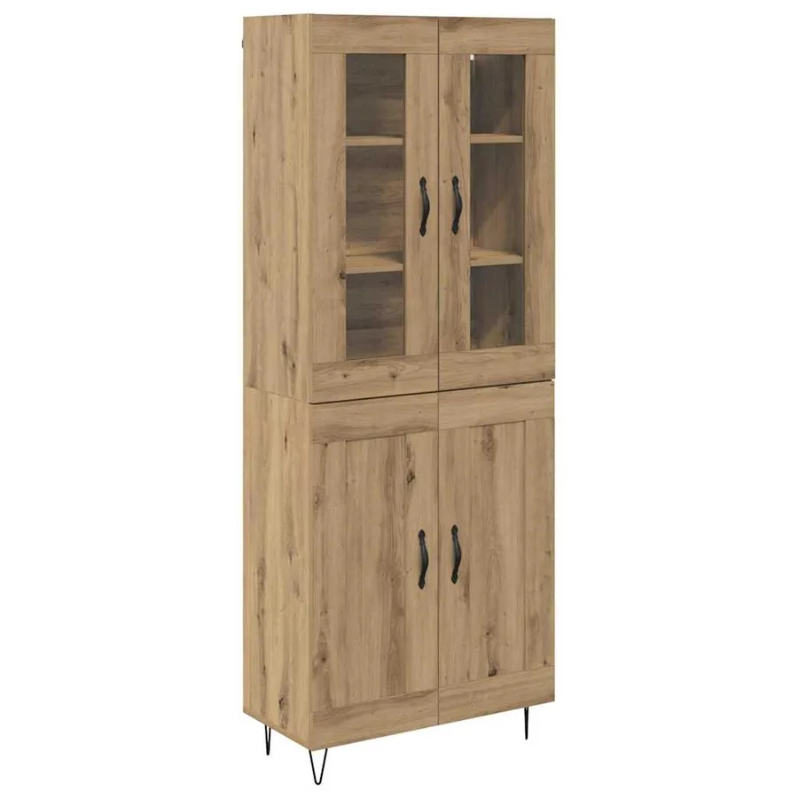 Haut Armoire Chêne artisanal 69,5 x 34 x 90 cm - 2