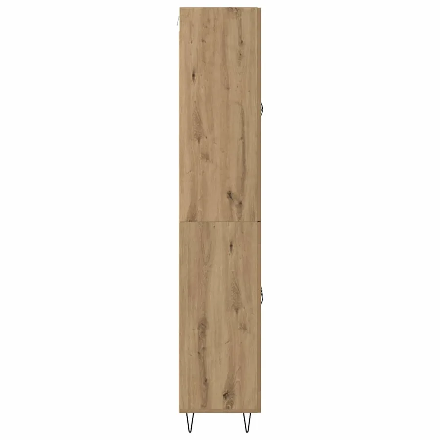 Haut Armoire Chêne artisanal 69,5 x 34 x 90 cm - 9