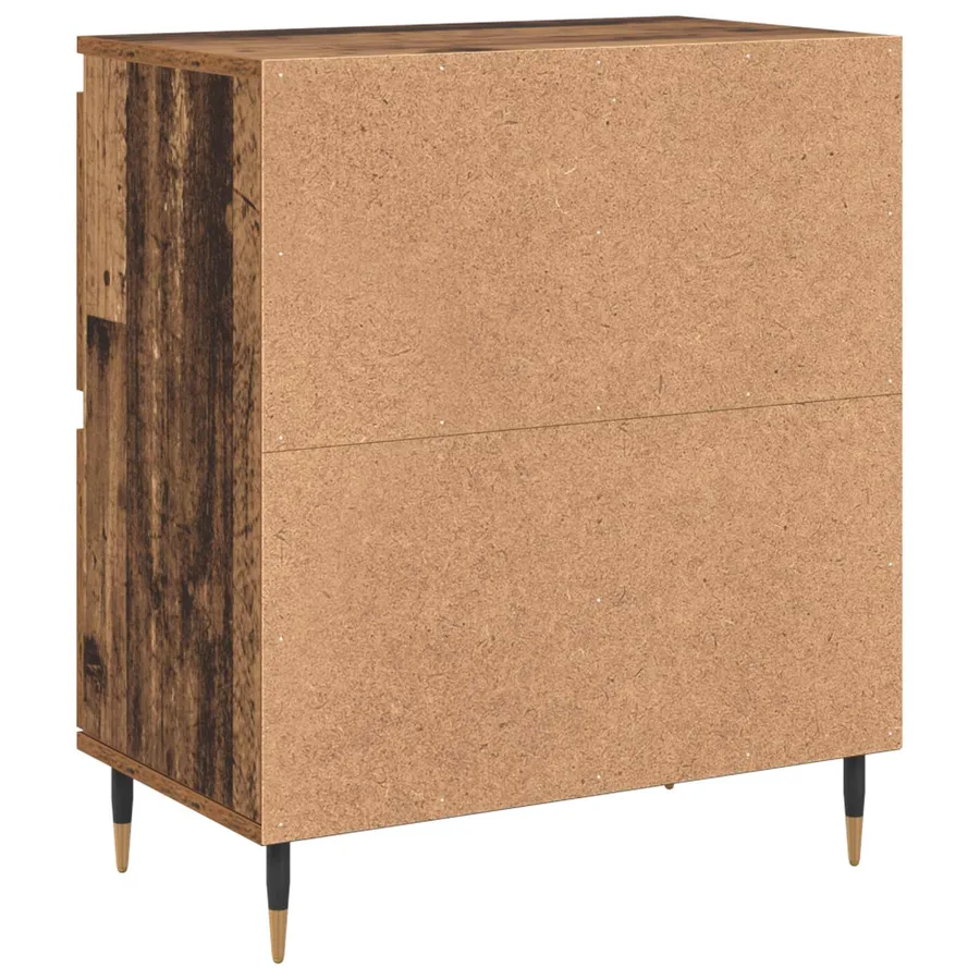 Armoire de rangement 2 pcs Bois ancien 60 x 35 x 70 cm - 9