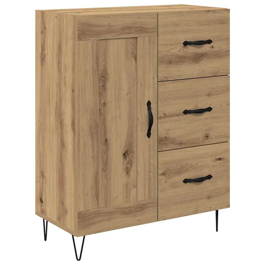 Haut Armoire Chêne artisanal 69,5 x 34 x 90 cm - 6