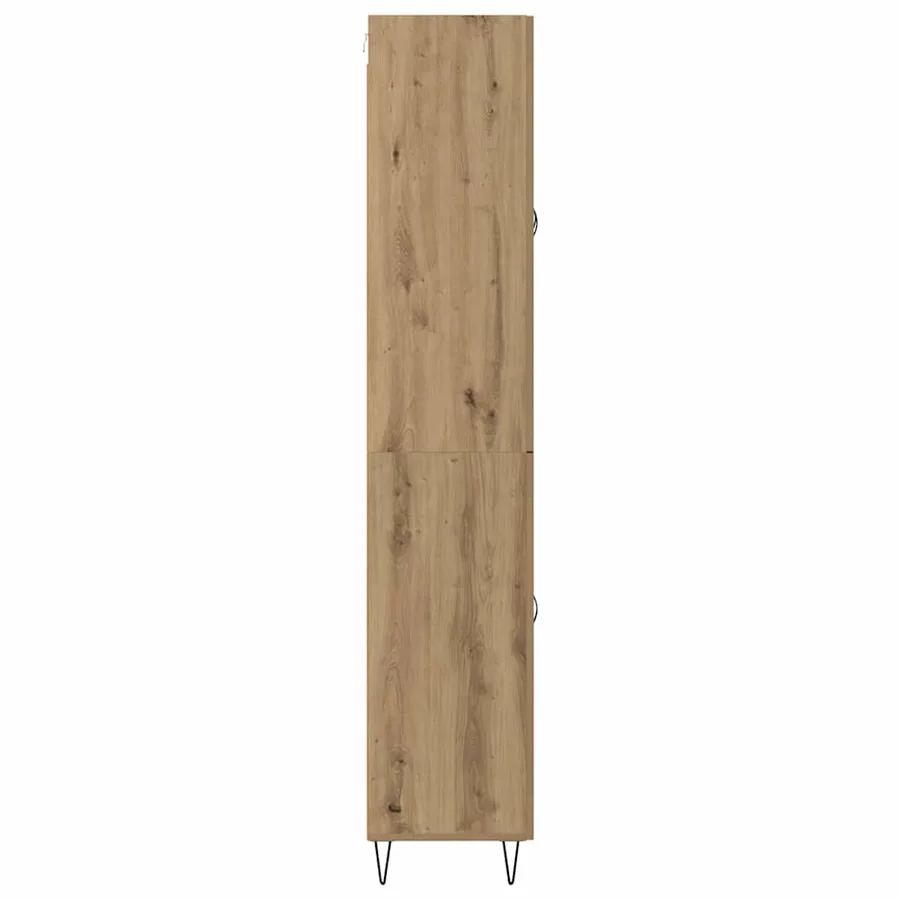 Haut Armoire Chêne artisanal 69,5 x 34 x 90 cm - 9
