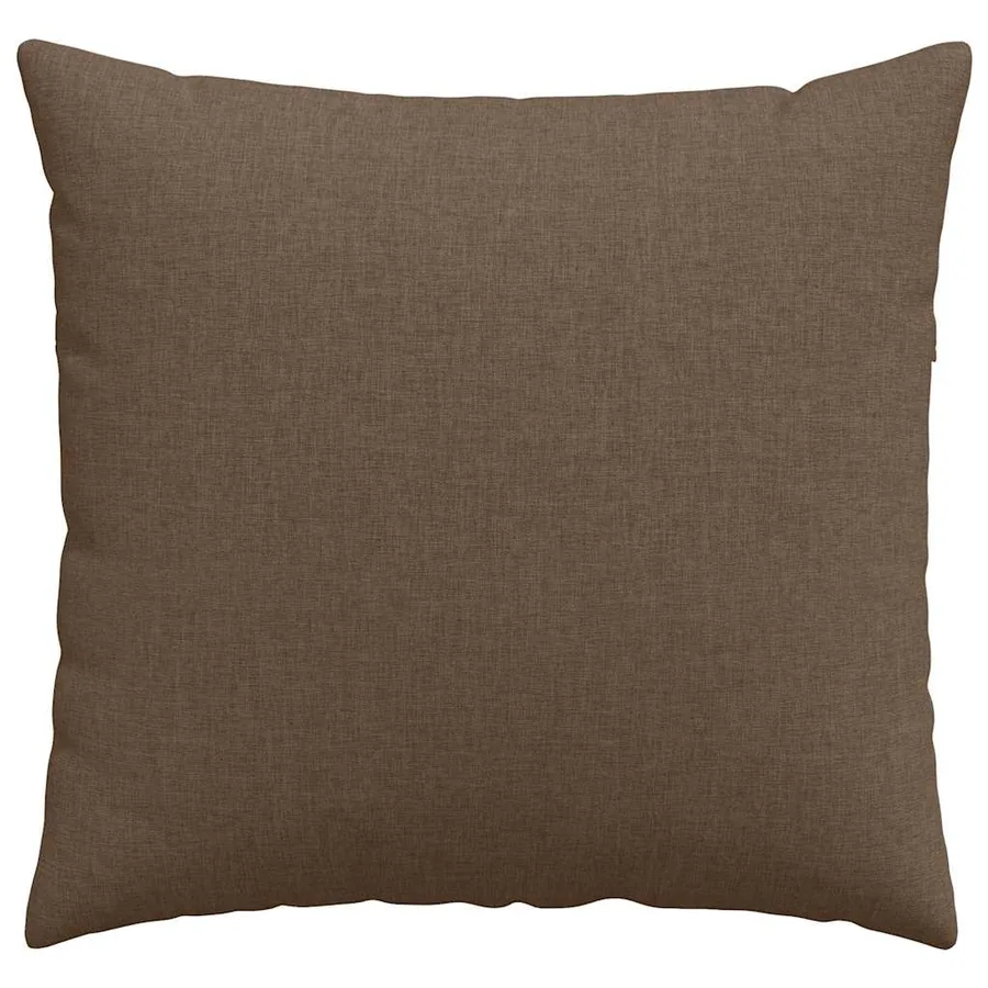 Coussins de canapé 2 pcs Marron 50 x 50 cm tissu - 6