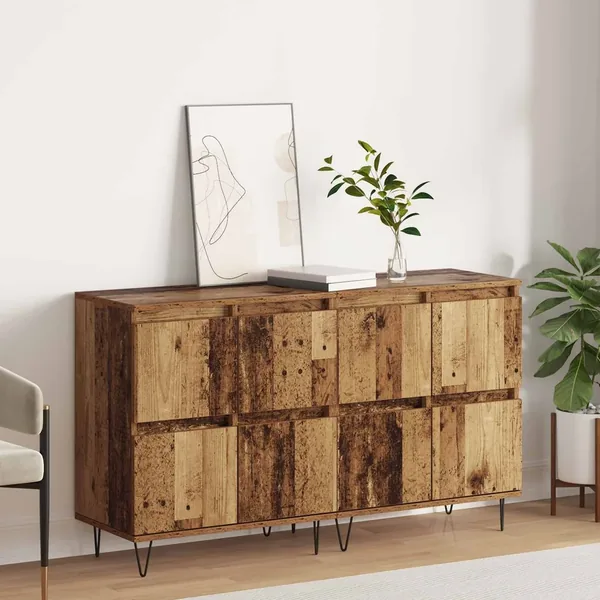 Buffets 2 pcs Bois ancien