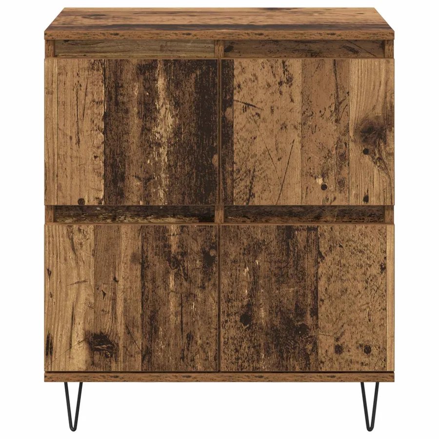 Buffets 2 pcs Bois ancien - 7