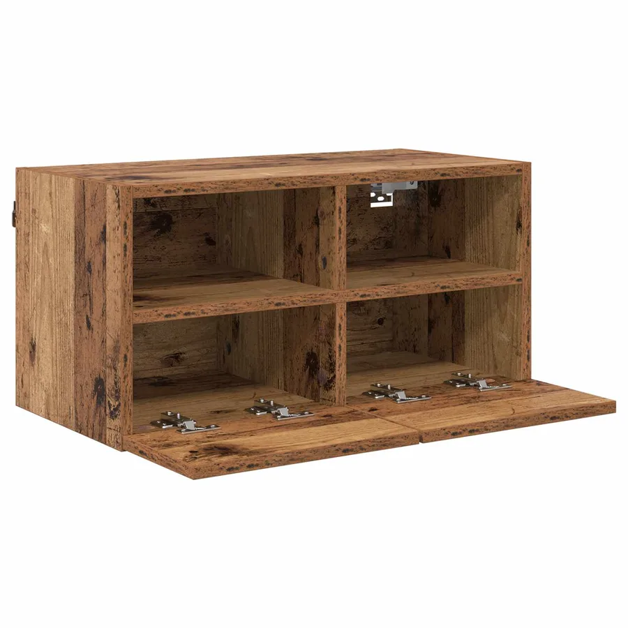 Meubles TV muraux 2 pcs Bois Ancien 60 x 30 x 30 cm - 6