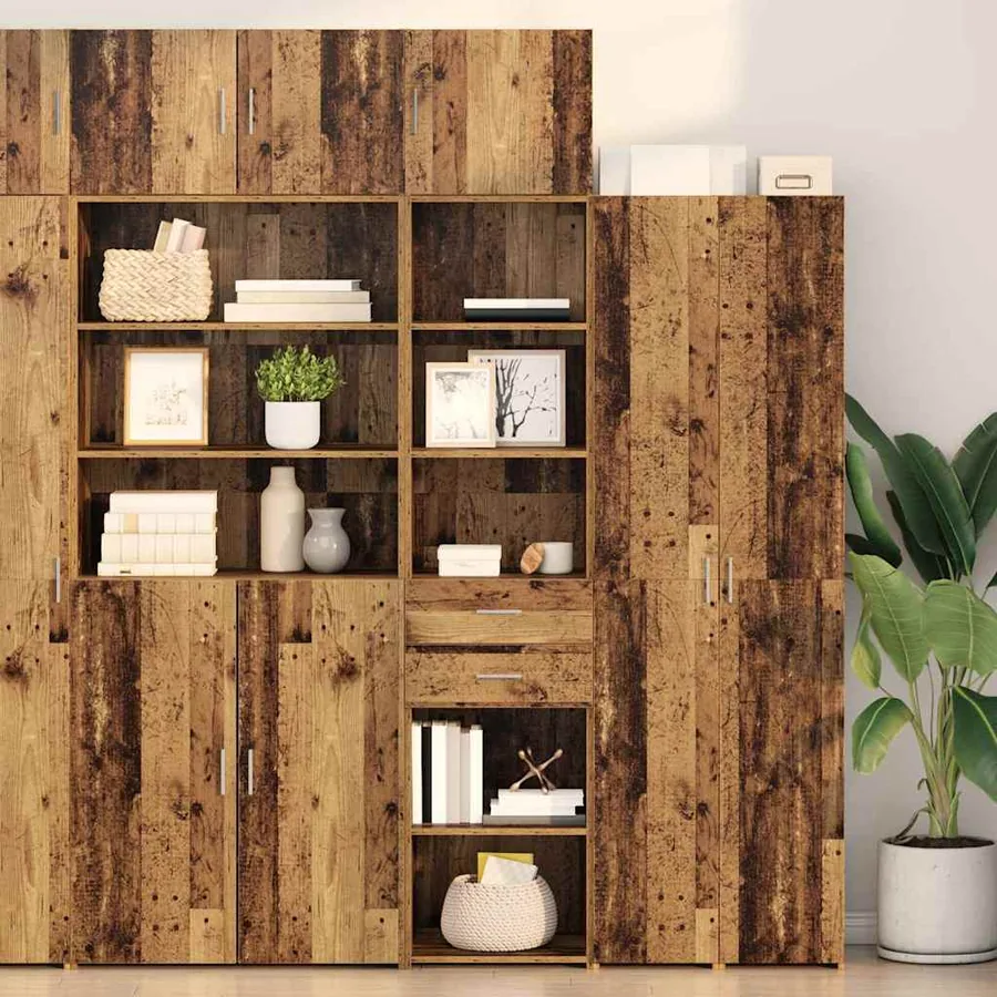 Haut Armoire Bois Ancien 45 x 42,5 x 185 cm Bois d'ingénierie