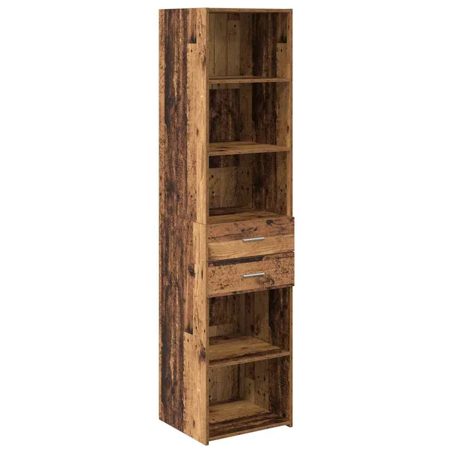 Haut Armoire Bois Ancien 45 x 42,5 x 185 cm Bois d'ingénierie - 2
