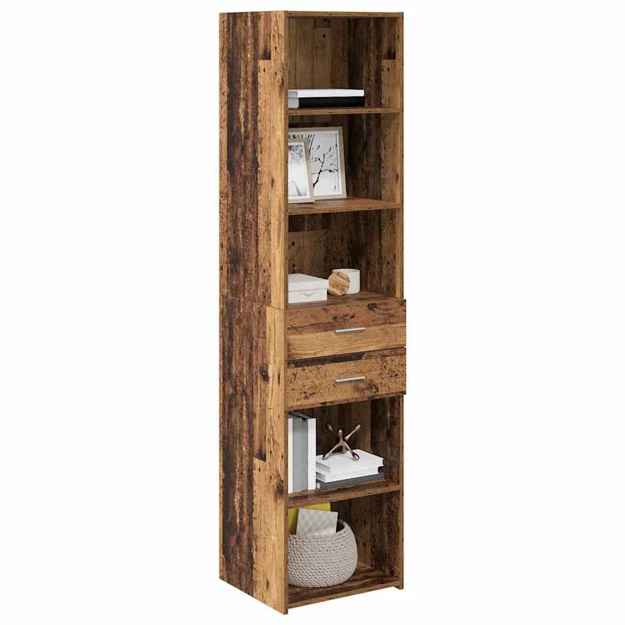 Haut Armoire Bois Ancien 45 x 42,5 x 185 cm Bois d'ingénierie - 3