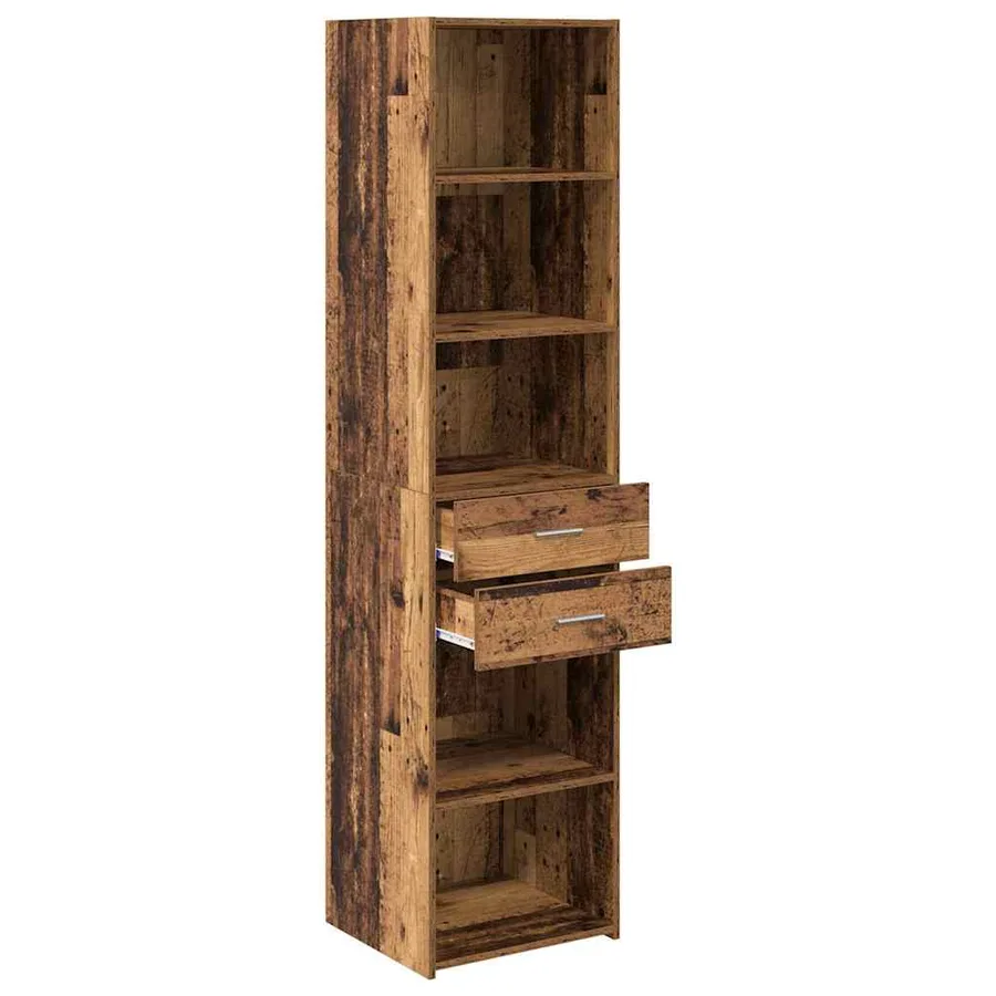Haut Armoire Bois Ancien 45 x 42,5 x 185 cm Bois d'ingénierie - 5