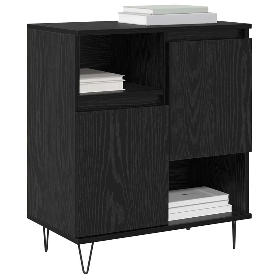 Buffet Chêne noir 60 x 35 x 70 cm - 3