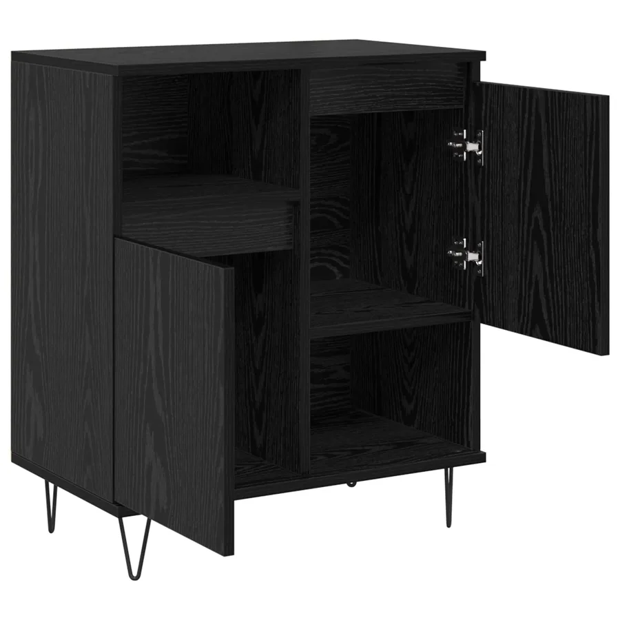 Buffet Chêne noir 60 x 35 x 70 cm - 5