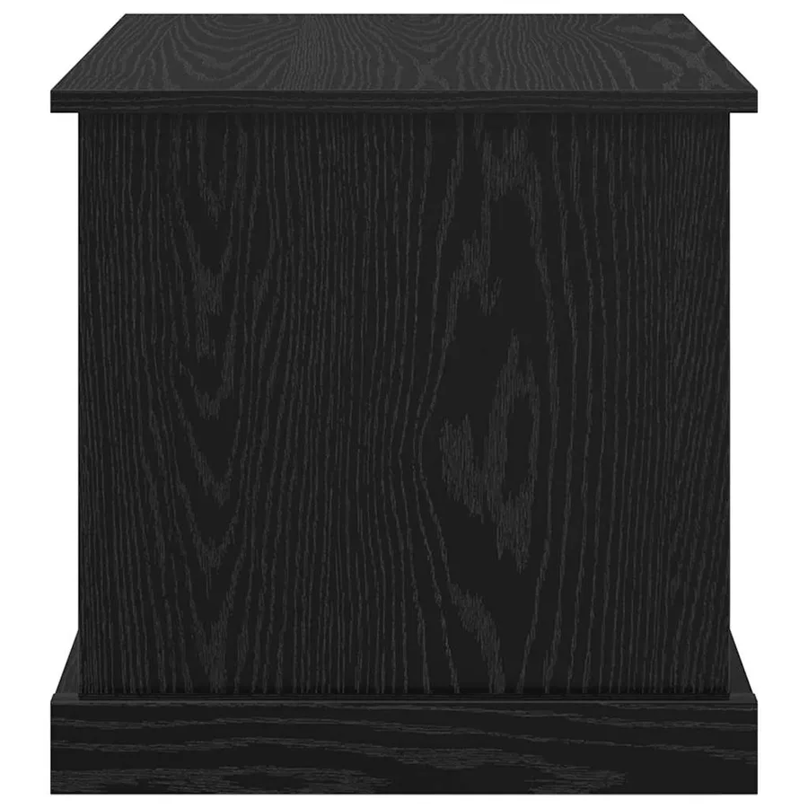 Table basse 3 pcs Chêne noir Bois d'ingénierie - 6