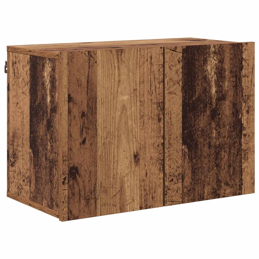 Unité murale de TV 5 pcs Bois Ancien Bois d'ingénierie - 6