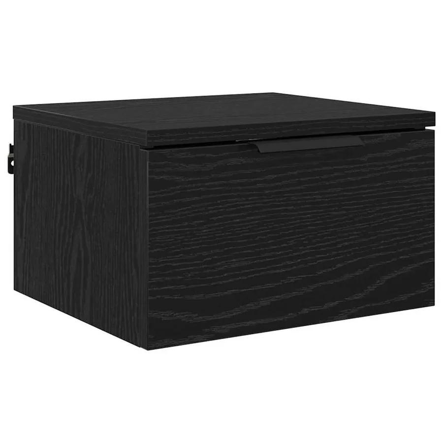 Cabinet de chevet avec tiroir 2 pcs Chêne noir 34 x 30 x 20 cm - 6