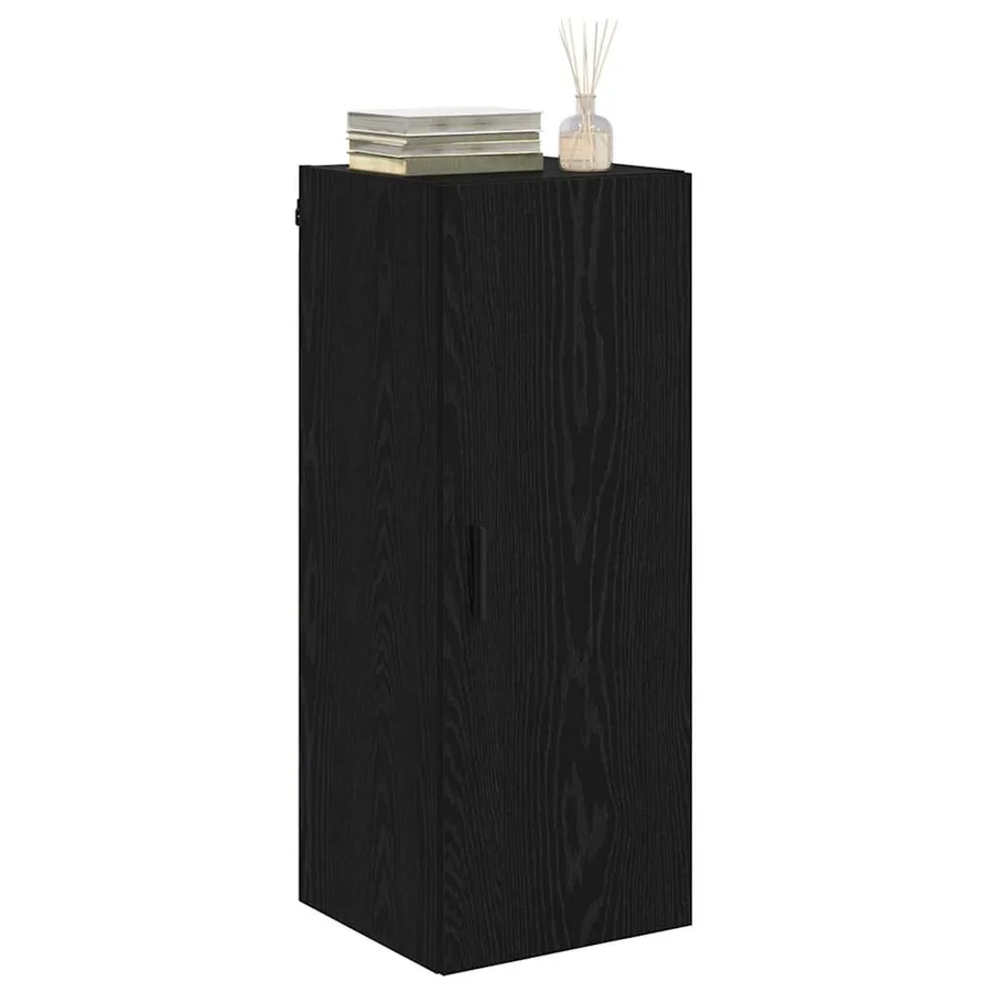 Meuble mural Chêne noir 34,5 x 34 x 90 cm Bois d'ingénierie - 3