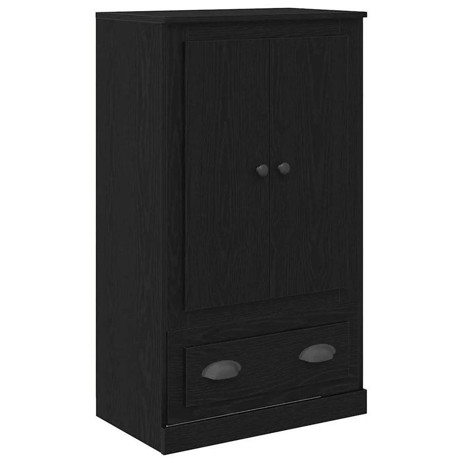 Haut Armoire Chêne noir 60 x 35,5 x 103,5 cm Bois d'ingénierie - 2