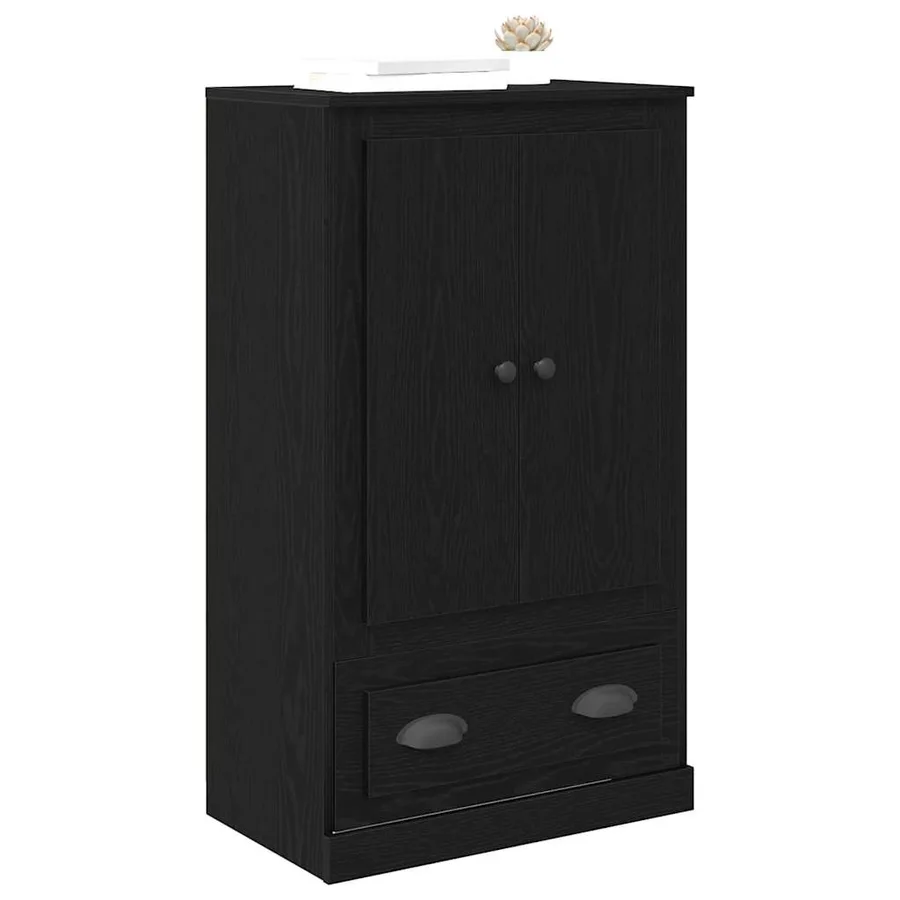 Haut Armoire Chêne noir 60 x 35,5 x 103,5 cm Bois d'ingénierie - 3