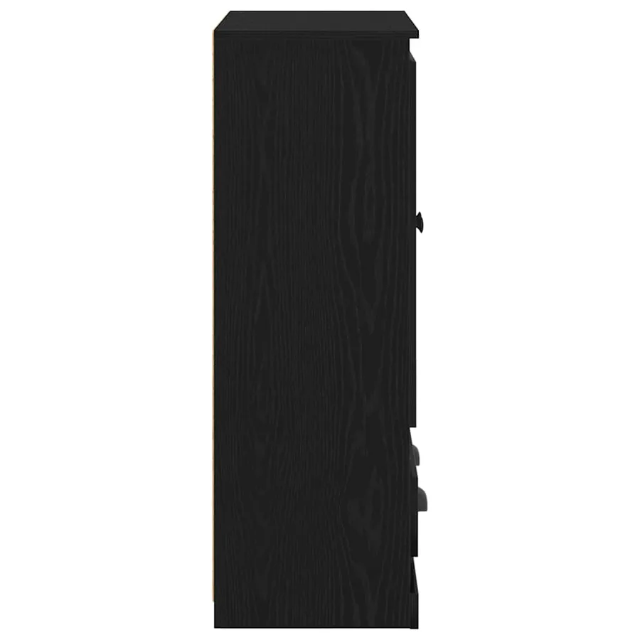 Haut Armoire Chêne noir 60 x 35,5 x 103,5 cm Bois d'ingénierie - 7