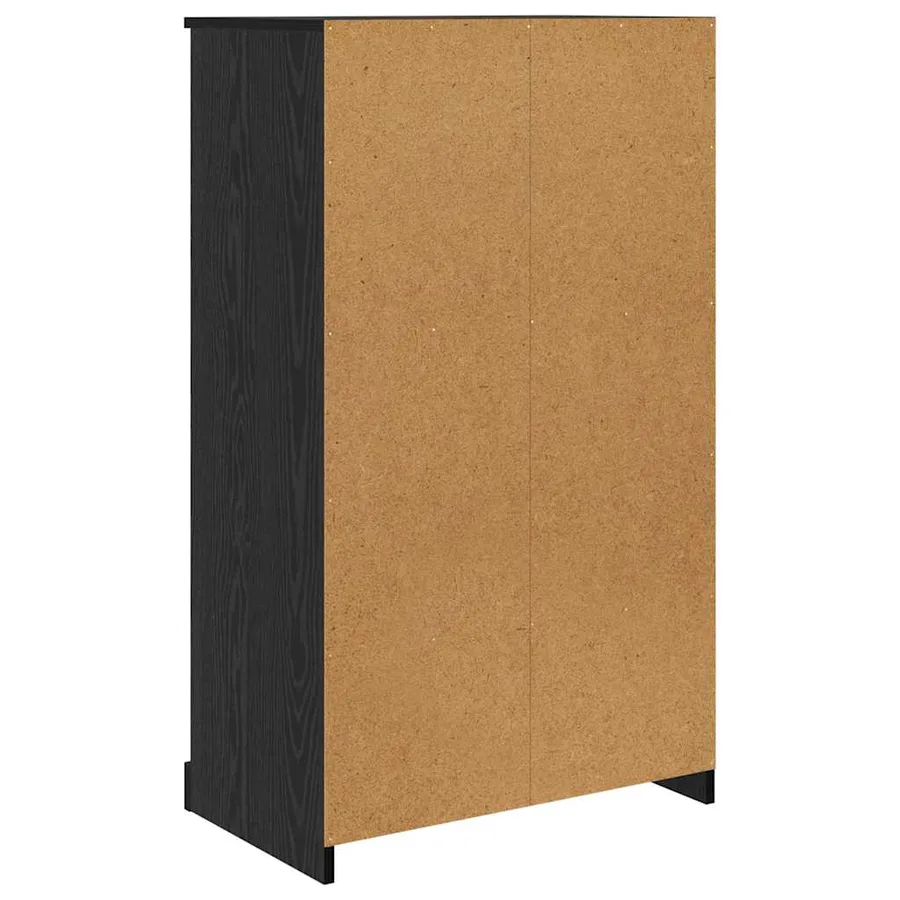 Haut Armoire avec tiroir 3 pcs Chêne noir Bois d'ingénierie - 11