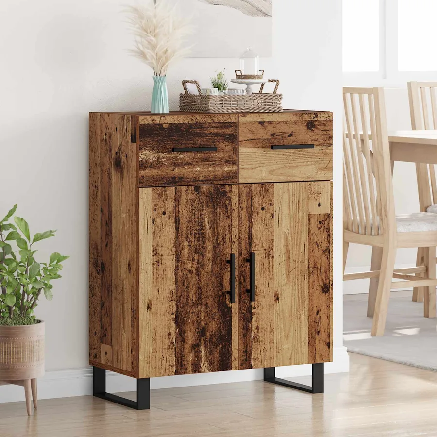 Buffet Bois Ancien 69,5 x 34 x 90 cm Bois d'ingénierie