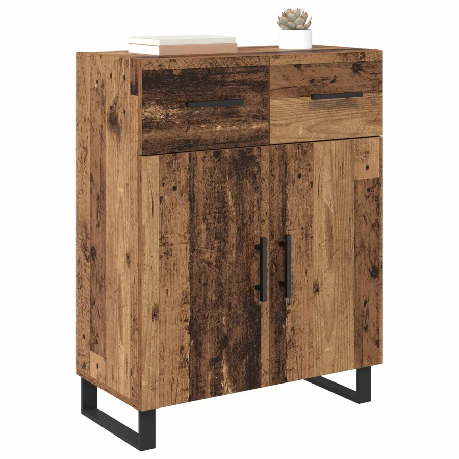 Buffet Bois Ancien 69,5 x 34 x 90 cm Bois d'ingénierie - 3