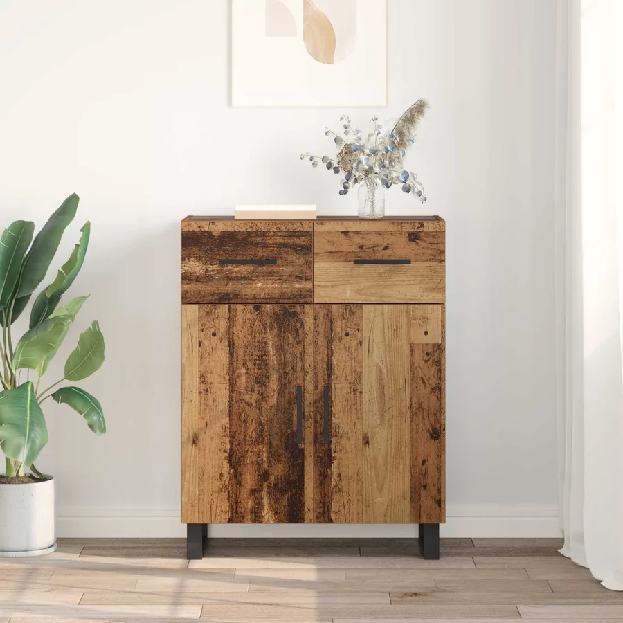 Buffet Bois Ancien 69,5 x 34 x 90 cm Bois d'ingénierie - 4